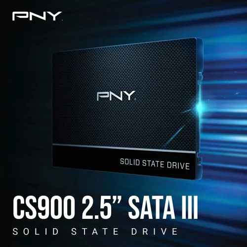 Vista 2 de PNY CS900 - Unidad interna de estado sólido (SSD) de 1 TB 3D NAND 2.5 pulgadas SATA III, (SSD7CS900-1TB-RB)