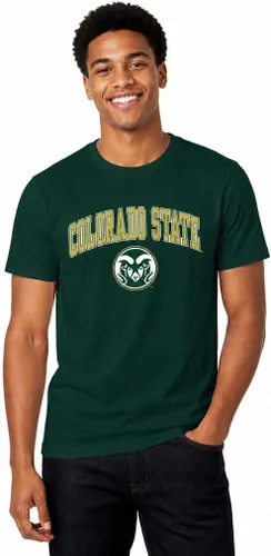 Vista 30 de Campus Colors NCAA - Camiseta de algodón para adulto, unisex, para el día del juego Azul marino