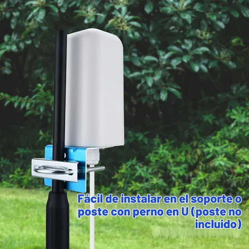 Vista 4 de 10dBi al aire libre 4G LTE 5G antena N conector hembra Omni