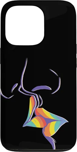 Vista 10 de Funda de regalo LGBT Lesbian Gay Pride LGBTQ Kiss Rainbow para iPhone 17
