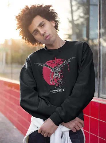 Vista 3 de Ripple Junction Death Note - Sudadera con forro polar para adulto forro polar diseño de Ryuk