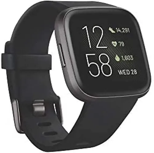 Vista 5 de Fitbit Versa 2 - Reloj inteligente de salud y fitness con frecuencia cardíaca, música, Alexa integrado, seguimiento de sueño y natación