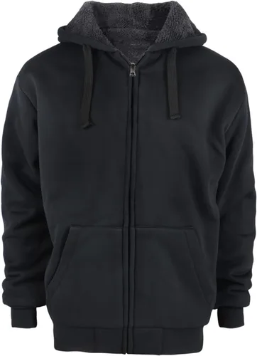 Vista 4 de Gary Com - Sudadera con capucha para hombre, diseño con forro polar, cierre completo y mangas largas.