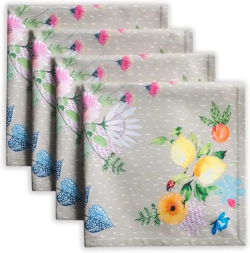 Vista 20 de Maison d' Hermine Juego de 4 servilletas de tela 100% algodón, suaves y duraderas, servilletas cuadradas reutilizables para uso diario, lavables
