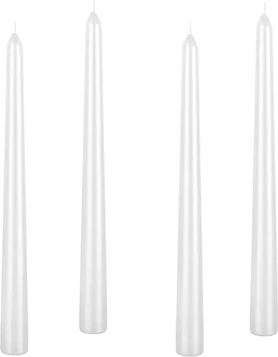 Vista 19 de Kemladio 4 velas cónicas de 10 pulgadas, quemadas sin perfume 7.5 horas, cena elegante, palitos de velas altas, decoraciones de fiesta de Halloween
