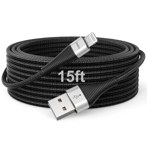 Vista 10 de Cable USB C a Lightning de 6 pies, paquete de 2 [certificado Apple MFi], cable de carga rápida tipo C a cable Lightning para iPhone 14 Pro