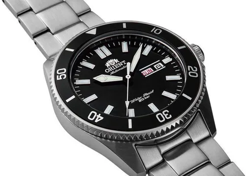 Vista 2 de Orient Reloj analógico automático para hombre con correa de acero inoxidable RA-AA0008B19B, plata, pulsera, plateado, Pulsera
