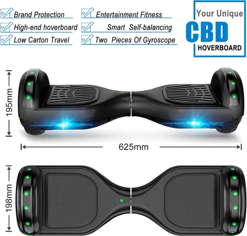 Vista 2 de CBD 8.5'' Offroad Scooter with Corlorful LED and Music Speaker