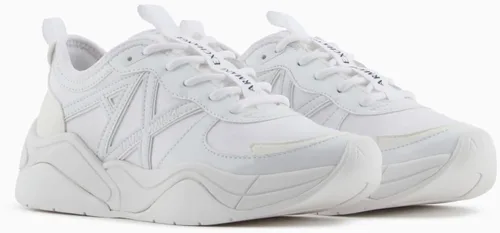 Vista 4 de AX ARMANI EXCHANGE Tenis de moda con bloques de colores para mujer