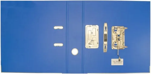 Vista 6 de Carpeta de 2 anillos con forma de arco de palanca; tamaño carta de EE. UU.; para perforadoras de papel de 2 3/4 pulgadas de centro a centro (cc)