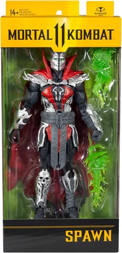 Vista 8 de McFarlane Toys Mortal Kombat Malefik Spawn Figura de acción de 7 pulgadas con accesorios