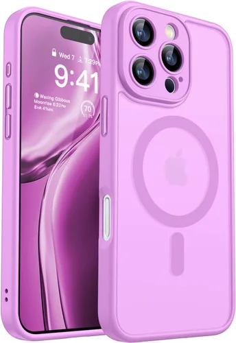 Vista 107 de CANSHN Funda magnética compatible con iPhone Air (6.5 pulgadas), mejorada [protección completa de la cámara] [compatible con Magsafe]