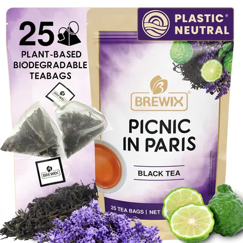 Vista 41 de BREWIX, Bedtime Blossom - Té suelto de hierbas (más de 50 tazas) sin cafeína y totalmente natural Mezcla relajante floral nocturna Rooibos