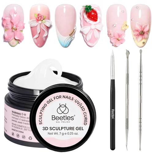 Vista 13 de Beetles - 31 pinceles para arte de uñas, herramientas de puntos, bolígrafos