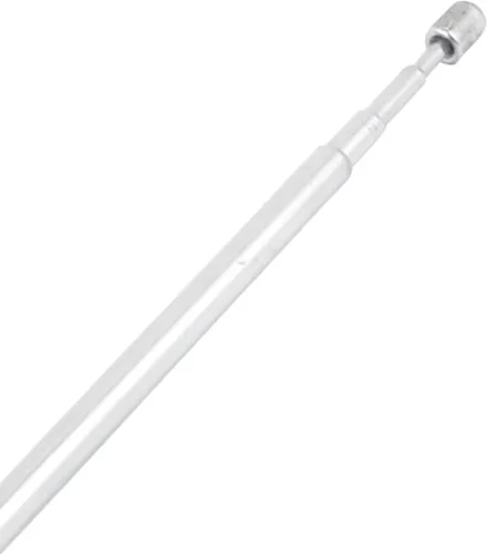Vista 4 de uxcell Antena telescópica de 4 secciones de 16.9 in para TV RC Controller FM AM Radio, antena telescópica universal de repuesto para radio, TV