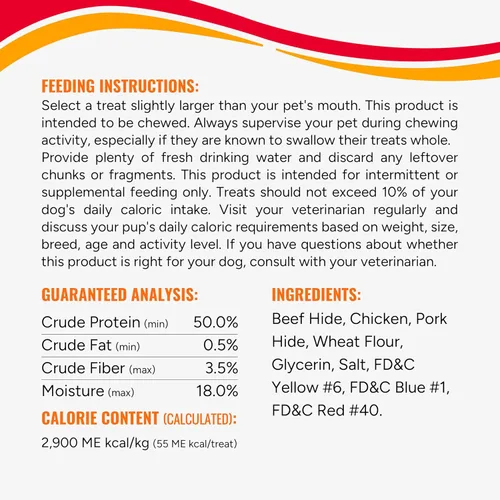 Vista 6 de Good 'n' Fun Masticables de Costillas de Triple Sabor para Todos los Perros, 12 Onzas, Consiente a tu Perro con Masticables de Larga Duración Hechos