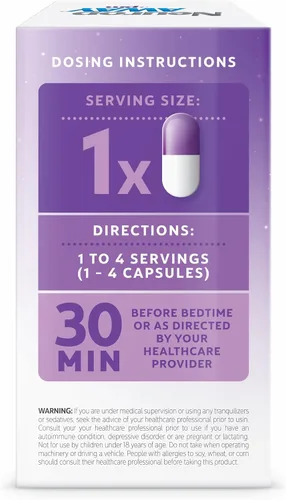 Vista 3 de NeuropAWAY Apoyo nervioso PM, con ácido R-alfa lipoico para ayudar a proporcionar alivio nervioso en tan solo 5 días, acetil-L-carnitina, teanina