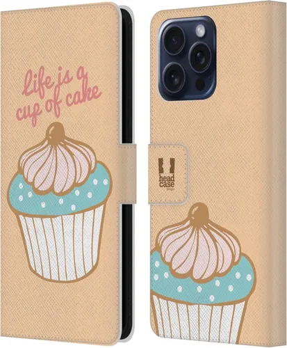 Vista 303 de Head Case Designs Assortment Cupcakes Happiness Leather Wallet Case Compatible with Samsung Galaxy A07 4G Surtido