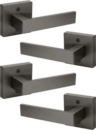 Vista 172 de KNOBWELL - Juego de cerradura con 1 picaporte resistente para puertas de una cara, ideal para puertas interiores reversibles, 0.93 libras