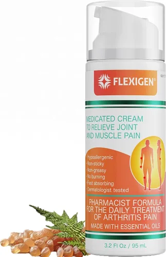 Vista 10 de Loción en crema natural para aliviar el dolor, fórmula de acción rápida con incienso y mentol, alivia el dolor de articulaciones, músculos