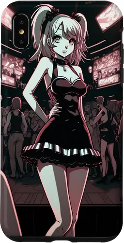 Vista 10 de Funda de dibujos animados para iPhone 11 Sexy Japonesa Gótica Chica Gótica Anime