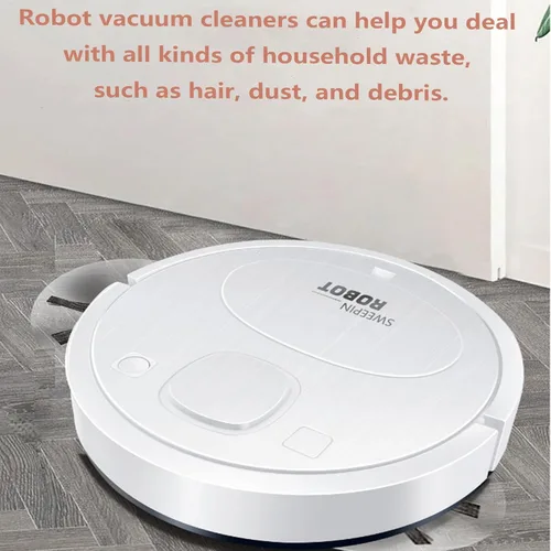 Vista 6 de Robot aspirador robot aspirador y trapeador robot aspirador aspirador robótico fuerte succión delgado, bajo ruido, ideal para pelo de mascotas