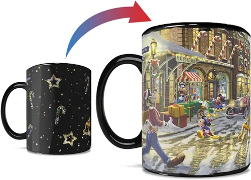 Vista 3 de Morphing Mugs Disney Mickey Minnie Mouse Christmas Candy Cane Express Pista Express de bastón de caramelo