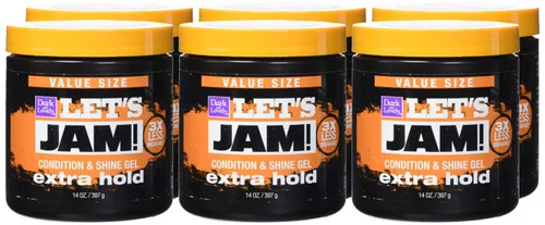 Vista 4 de Softsheen Carson Let's Jam Extra Hold Gel brillante y acondicionador, 14 onzas (paquete de 6)