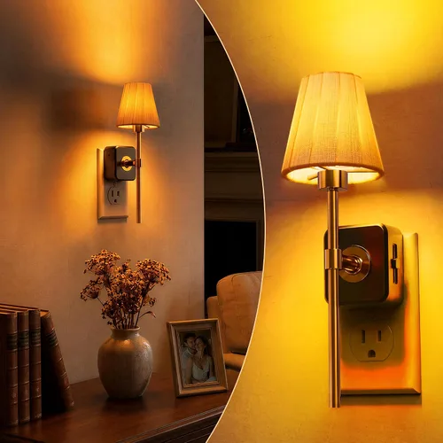 Vista 12 de L LOHAS LED Luz nocturna, luces nocturnas modernas que se enchufan a