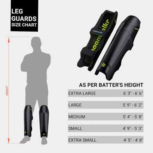 Vista 3 de moonwalkr Leg Guard 2.0 Equipo de críquet