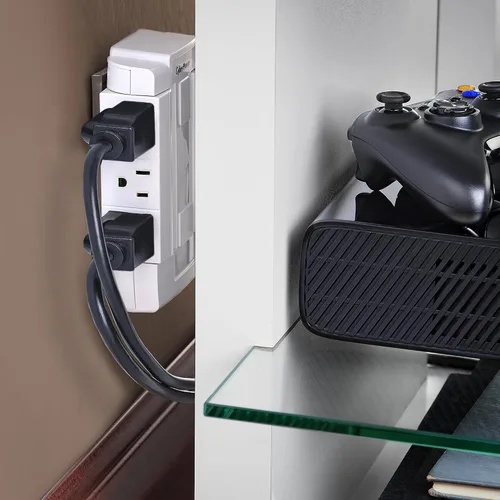 Vista 7 de Tomacorriente para pared CyberPower GT600 con toma a tierra y 6 salidas