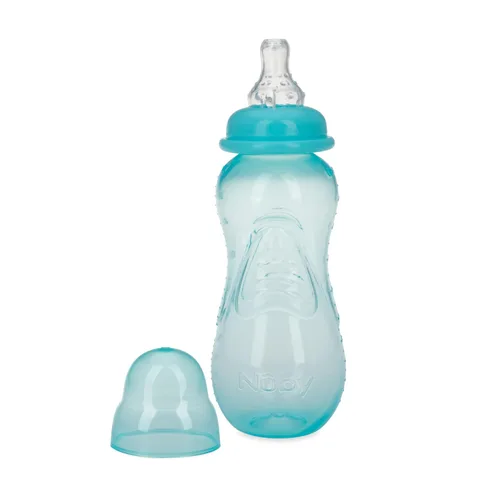 Vista 4 de Nuby - Botellas estándar antigoteo para cuello, 10 onzas Niñas