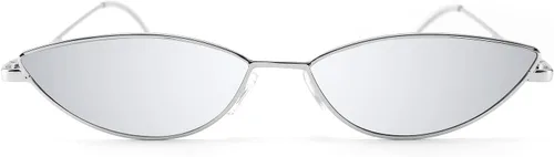 Vista 22 de FEISEDY Gafas de sol de diseñador de moda Retro pequeños pétalos forma arco templo diseño B2298