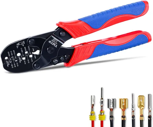 Vista 10 de Deutsch - Engarzadora de barril cerrado tamaño 12,4 vías sangría, 8 tipos de impresión para contactos sólidos Deutsch DTP calibre 14-12 AWG (YEJ-12X)