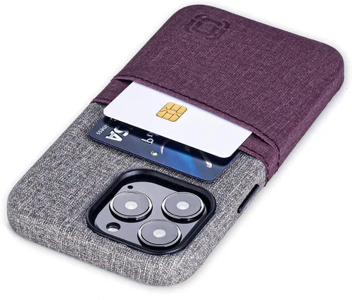 Vista 20 de Dockem Funda tipo cartera para iPhone 13 con placa metálica integrada para montaje magnético y 2 bolsillos para tarjetas de crédito: Luxe M2, piel