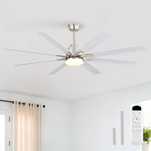 Vista 20 de Sofucor - Ventiladores de techo de 52 pulgadas con luces, ventilador de techo inteligente para interior/exterior con control remoto, funciona