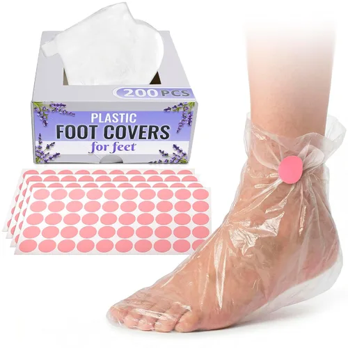 Vista 11 de 100 piezas de cubiertas para los oídos para la ducha - Cubiertas desechables para los oídos para secador de pelo - Fácil de estirar, resistente al