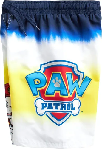 Vista 4 de Nickelodeon Paw Patrol - Traje de baño para niños Chase, Marshall, Rubble Traje de baño para niños UPF 50+ para niños (2T-7)