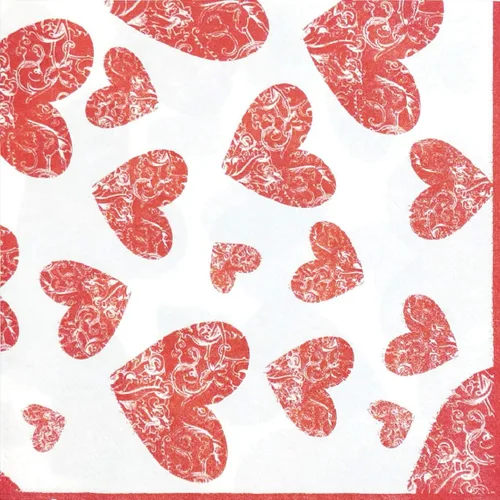 Vista 17 de Zelten Servilletas de papel de colores (rosa telar)