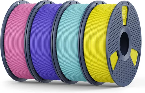 Vista 13 de SUNLU - Filamento PLA mate de 1/16 pulgadas para impresora 3D, carrete compatible con filamento de repuesto Bambulab, de 2.2 libras, textura