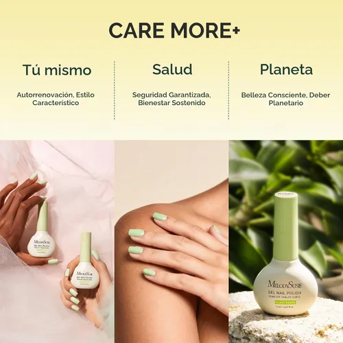 Vista 4 de MelodySusie - Juego de esmaltes de uñas de gel a base de plantas, 8 unidades, 0.3 fl oz/0.34 onzas líquidas Colores oscuros de otoño e invierno