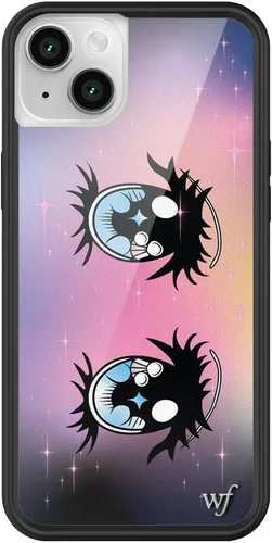 Vista 8 de Fundas Wildflower - Compatibles con Apple iPhone 14 Plus Parachoques protector negro, certificado de prueba de caída de 4 pies, propiedad