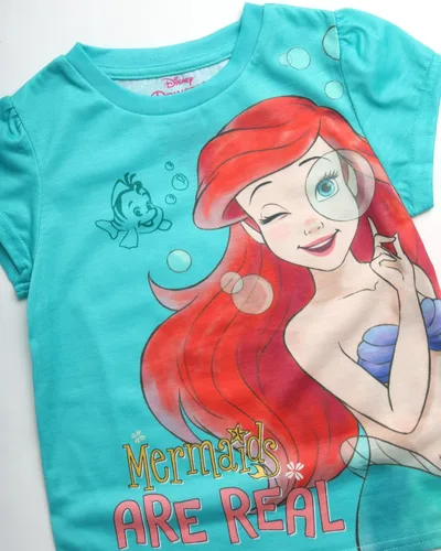 Vista 4 de Disney Girls T-Shirt 4 Pack Cute Minnie Mouse and Princess Short Sleeve Shirts Princess Tee Gift Set for Girls