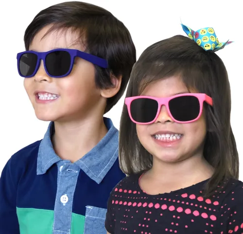 Vista 3 de Paquete de 2 lentes de sol vintage para niños de 2 a 4 años