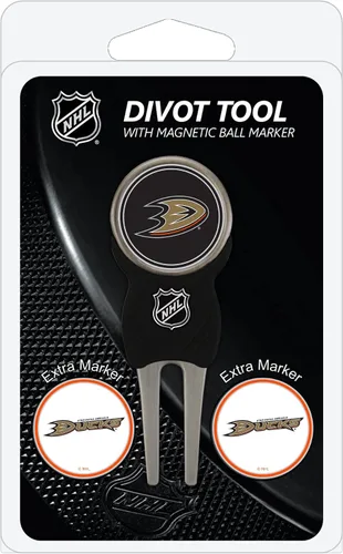 Vista 22 de Team Golf NHL Adult-Unisex Divot Tool Pack with 3 Golf Ball Markers