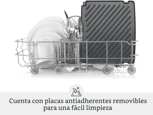 Vista 6 de Breville BGR700BSS - Parrilla de acero inoxidable cepillado
