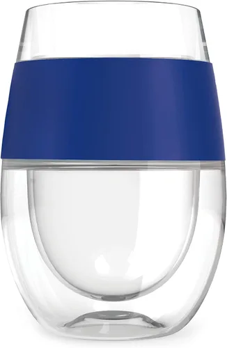 Vista 8 de Host Vasos Enfriadores de Vino con Congelación, Copas de Vino de Plástico para Vinos Tintos y Blancos, Vaso Aislante de Doble Pared Congelable