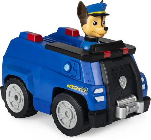 Vista 5 de Paw Patrol 6054190 Chase - Crucero de policía a control remoto con dirección de 2 vías, para niños de 3 años en adelante, multicolor