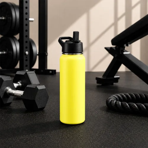 Vista 143 de SIPX™ Botella de Agua Aislada de 18 oz con 3 Tapas – Acero Inoxidable a Prueba de Fugas, Triple Aislamiento – Frío 24 Horas/Caliente 12 Horas – Negro