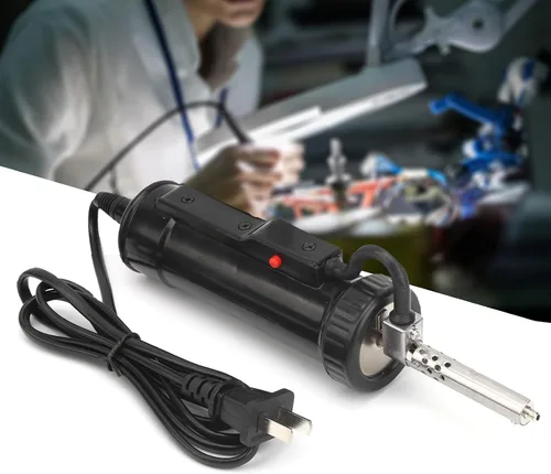 Vista 3 de Bomba de desoldadura automática Herramienta de succión de soldadura al vacío portátil AC110V 30W soldadura eléctrica de reparación de desoldadura